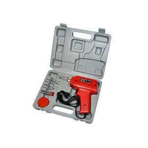 100W 5pc Soldering Gun KiT: Cutter:Flux:Solder:Case